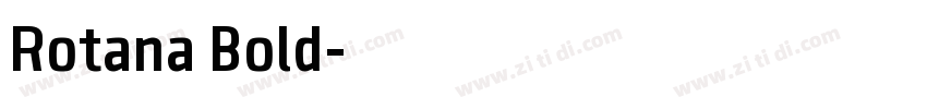Rotana Bold字体转换